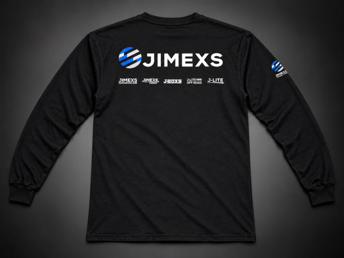 T Shirt Noir Jimexs Vue Arrière — réalisation L’Atelier 13, St-Hyacinthe
